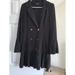 Mini Suit Ruffle Dress